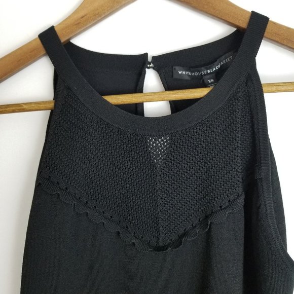 White House Black Market Keyhole Sleeveless Top - Picture 2 of 8